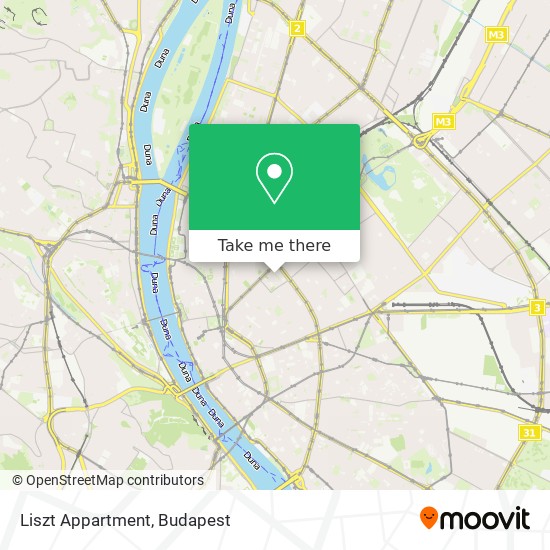 Liszt Appartment map