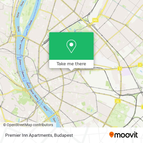 Premier Inn Apartments map