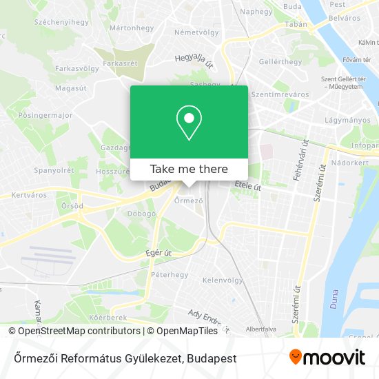 Őrmezői Református Gyülekezet map