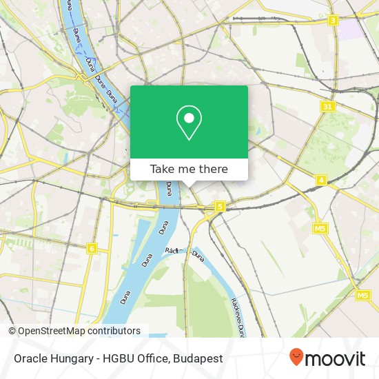 Oracle Hungary - HGBU Office map