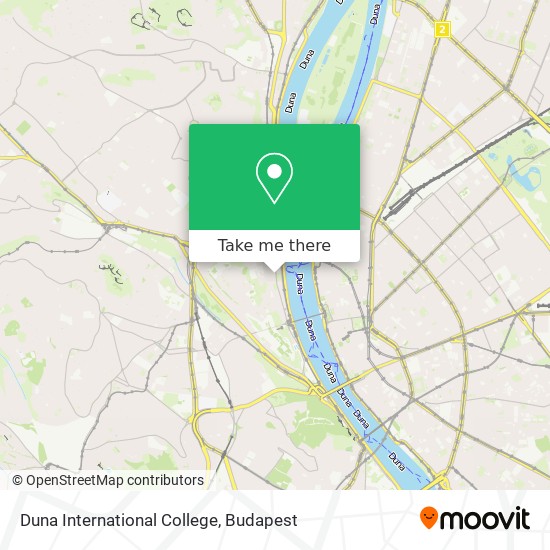 Duna International College map