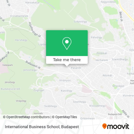 International Business School map