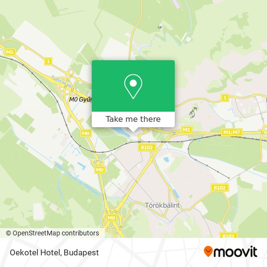 Oekotel Hotel map