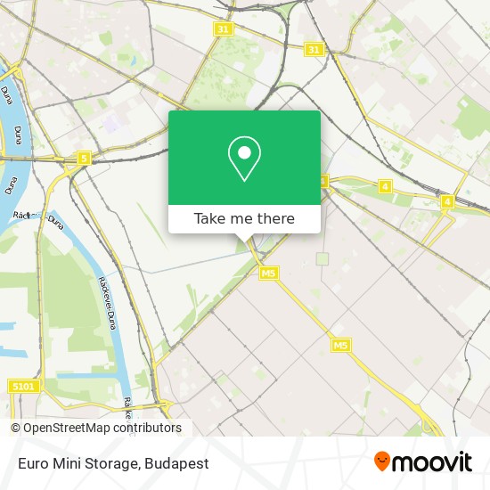 Euro Mini Storage map