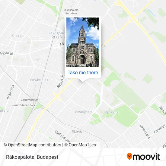Rákospalota map