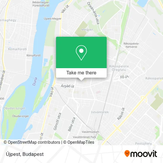 Újpest map