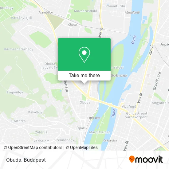 Óbuda map