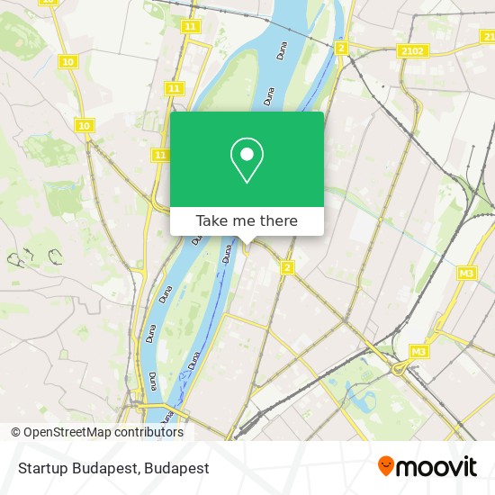 Startup Budapest map