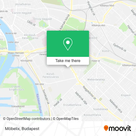 Möbelix map