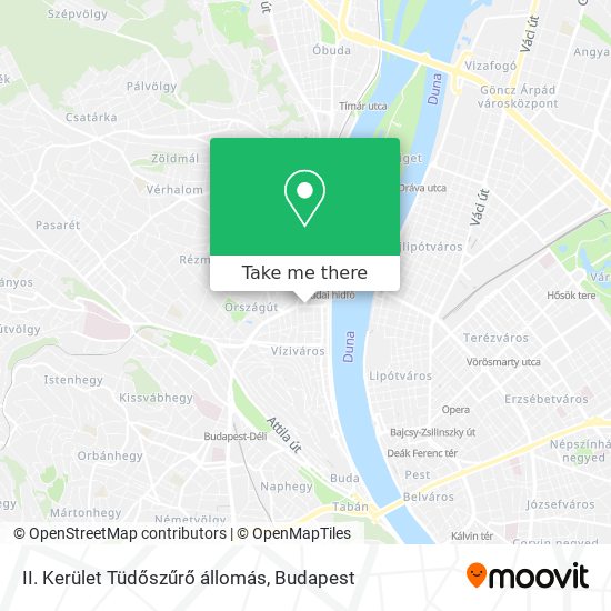 II. Kerület Tüdőszűrő állomás map