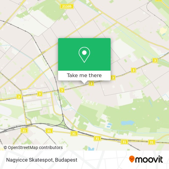 Nagyicce Skatespot map