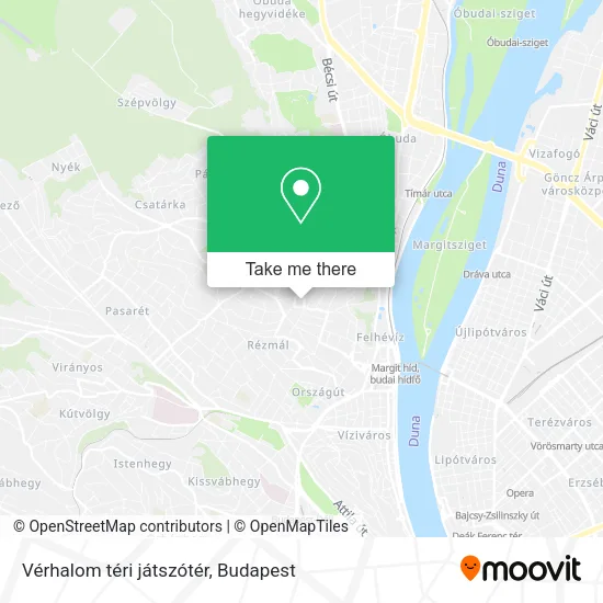 Vérhalom téri játszótér map
