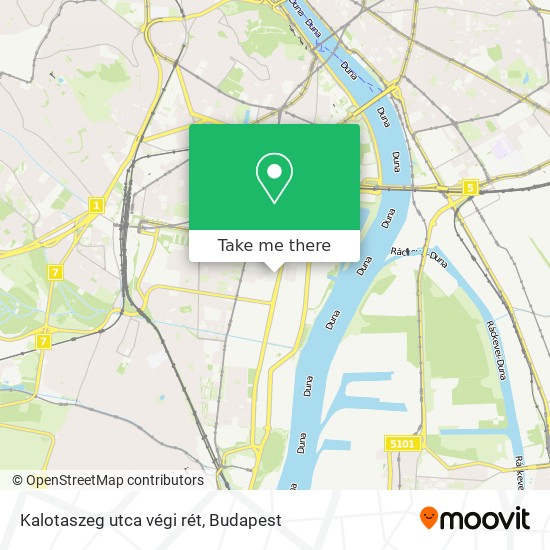 Kalotaszeg utca végi rét map