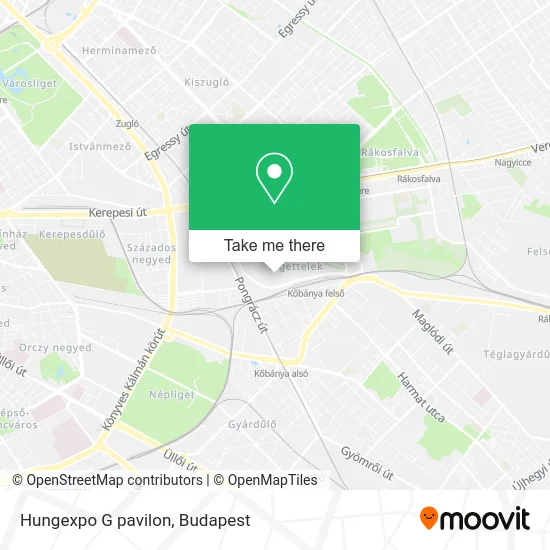 Hungexpo G pavilon map