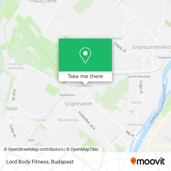 Lord Body Fitness map