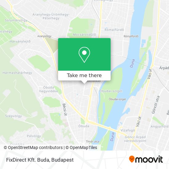 FixDirect Kft. Buda map