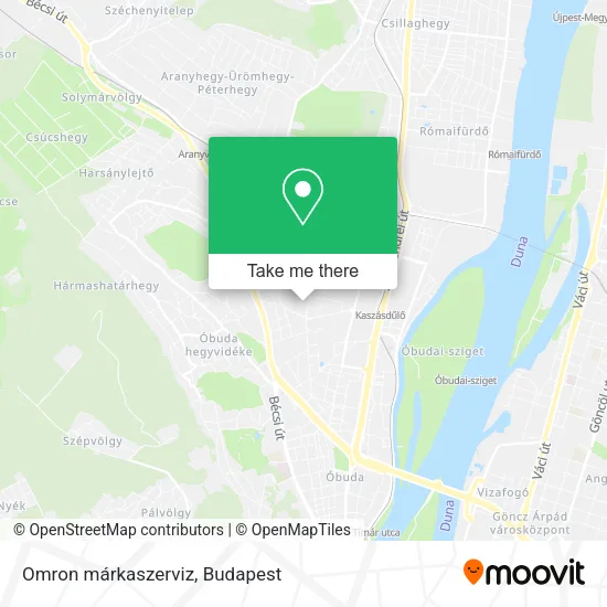 Omron márkaszerviz map