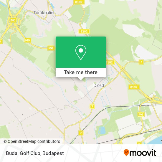 Budai Golf Club map