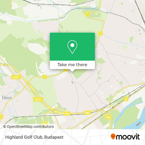 Highland Golf Club map