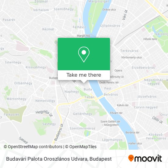 Budavári Palota Oroszlános Udvara map