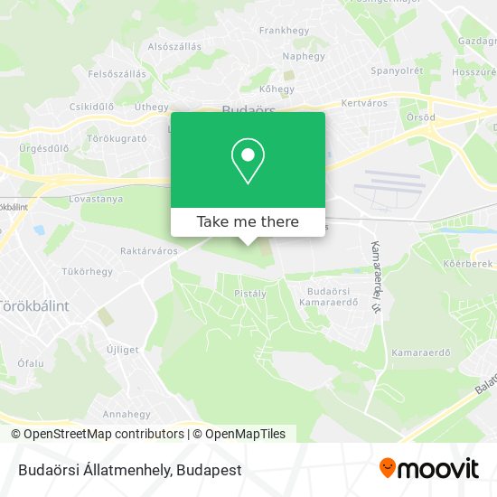 Budaörsi Állatmenhely map