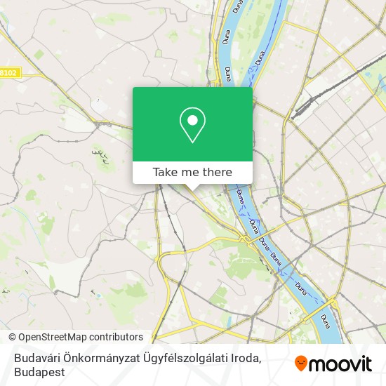 Budavári Önkormányzat Ügyfélszolgálati Iroda map