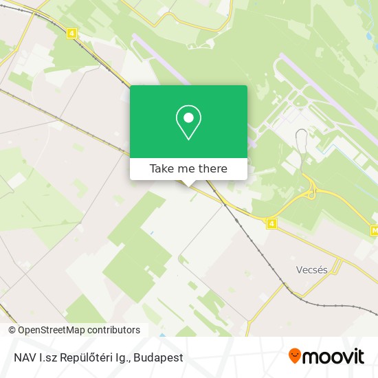NAV I.sz Repülőtéri Ig. map