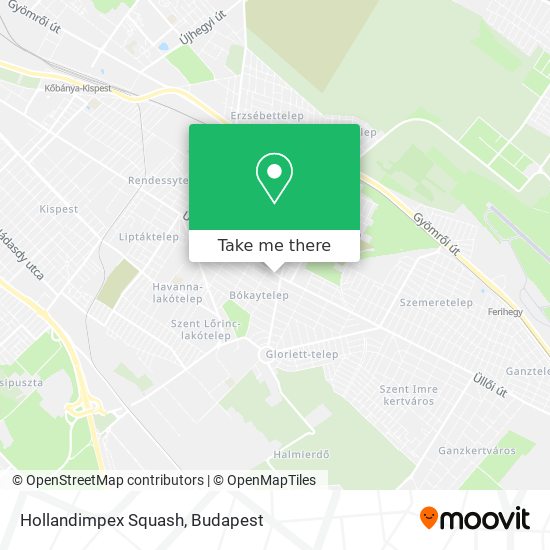 Hollandimpex Squash map