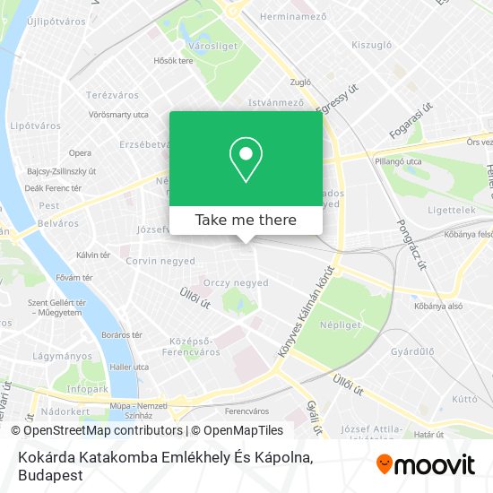 Kokárda Katakomba Emlékhely És Kápolna map