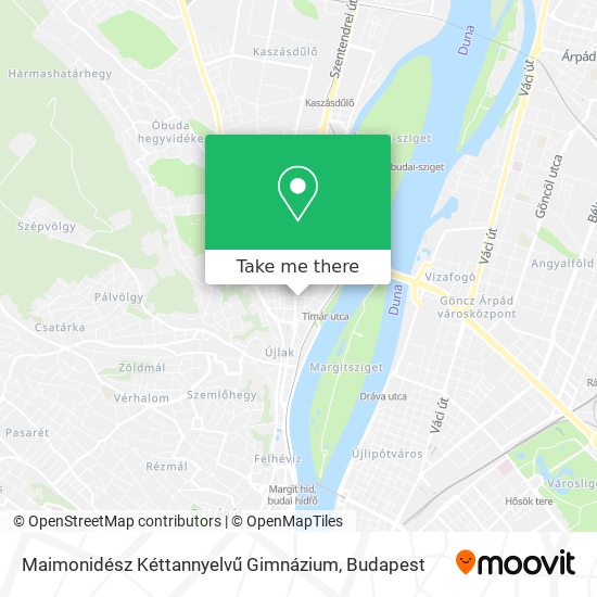 Maimonidész Kéttannyelvű Gimnázium map