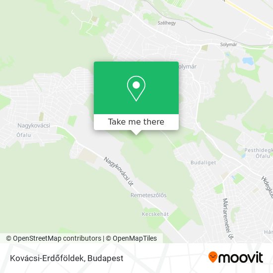 Kovácsi-Erdőföldek map