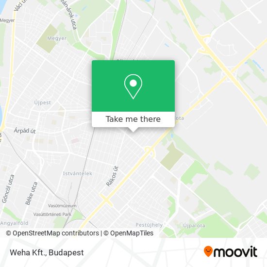 Weha Kft. map