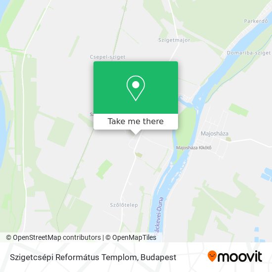 Szigetcsépi Református Templom map