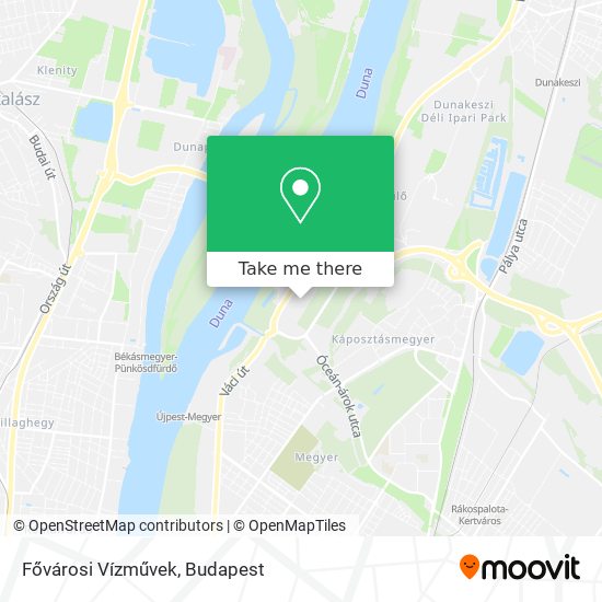 Fővárosi Vízművek map