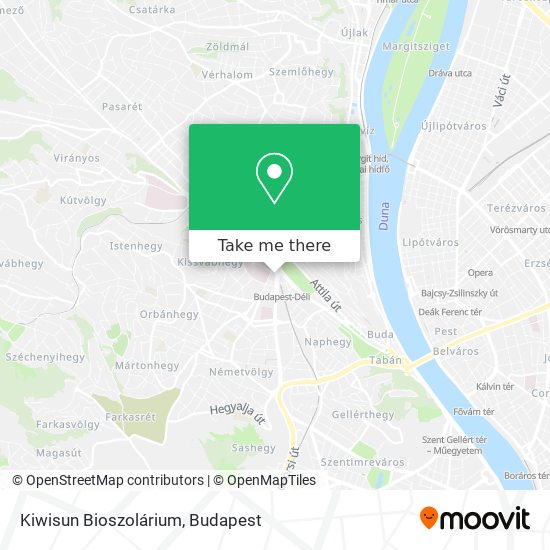 Kiwisun Bioszolárium map
