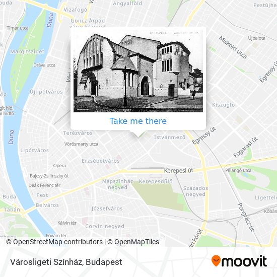 Városligeti Színház map