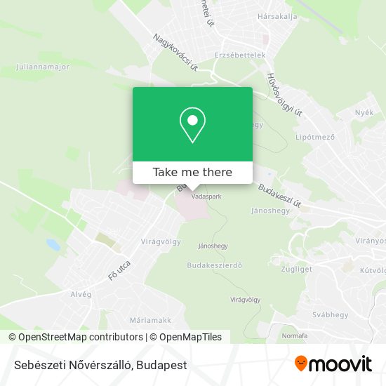 Sebészeti Nővérszálló map