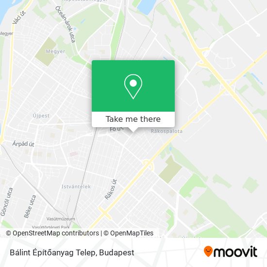 Bálint Építőanyag Telep map