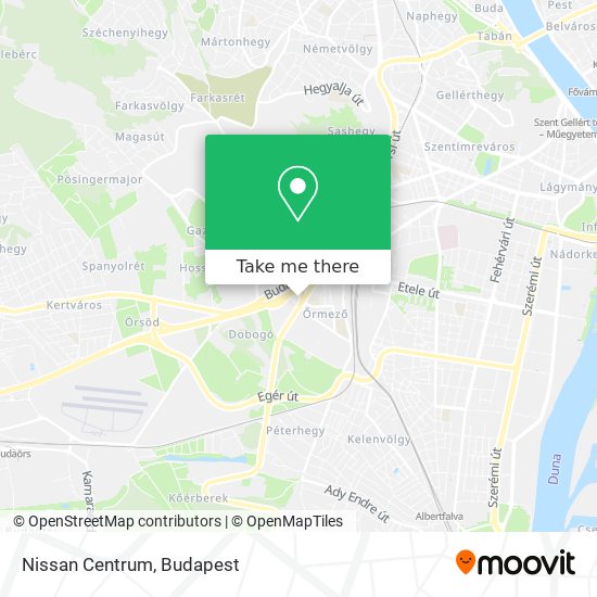 Nissan Centrum map