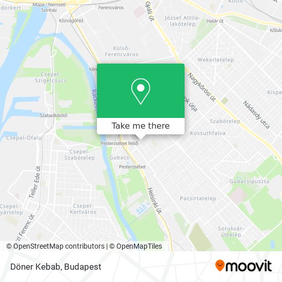 Döner Kebab map