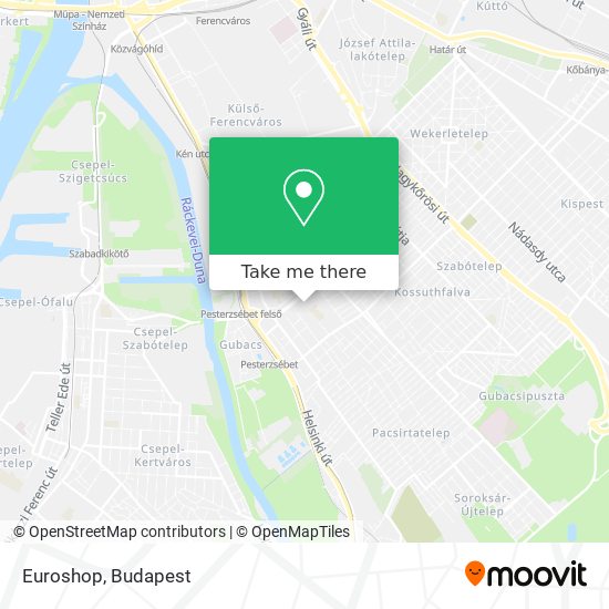 Euroshop map