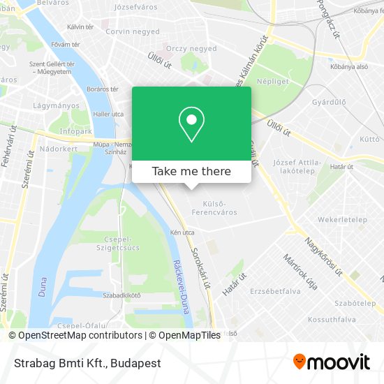 Strabag Bmti Kft. map