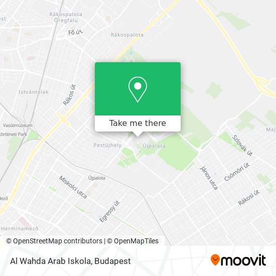 Al Wahda Arab Iskola map