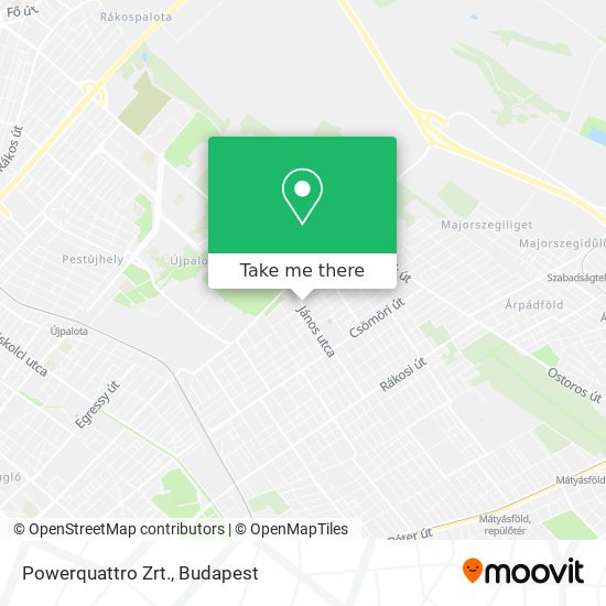 Powerquattro Zrt. map