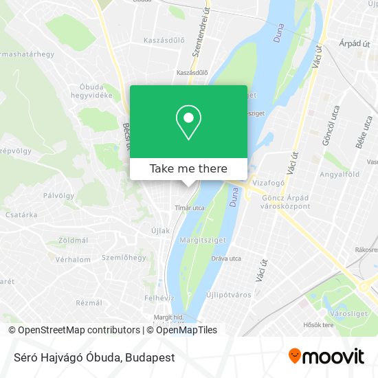 Séró Hajvágó Óbuda map