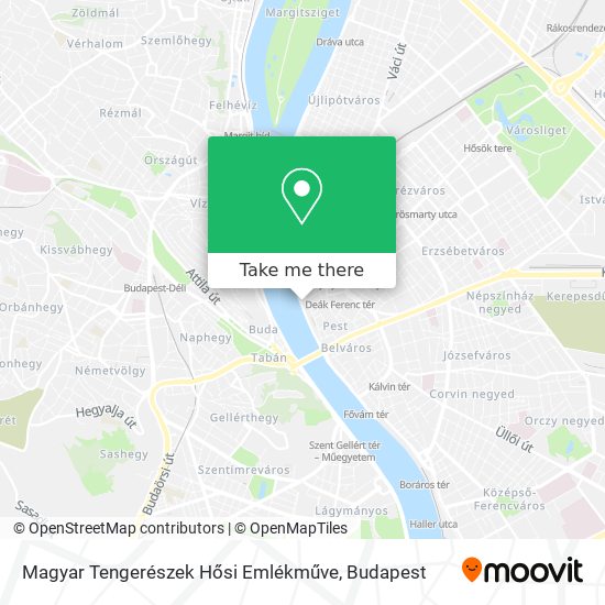 Magyar Tengerészek Hősi Emlékműve map