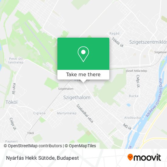 Nyárfás Hekk Sütöde map