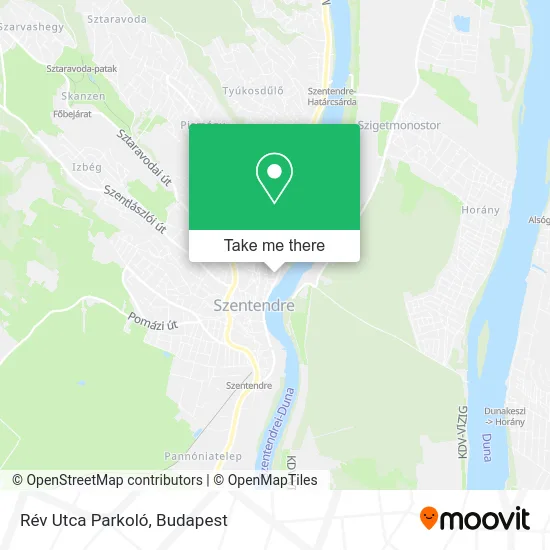 Rév Utca Parkoló map