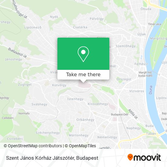 Szent János Kórház Játszótér map