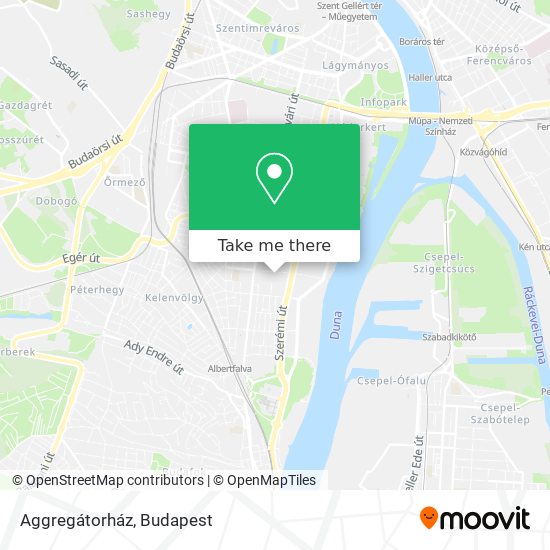 Aggregátorház map
